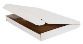 Poštová škatuľa, biela, 480 x 340 x 46 mm